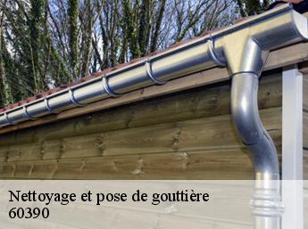 Nettoyage et pose de gouttière  60390