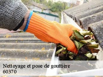 Nettoyage et pose de gouttière  60370